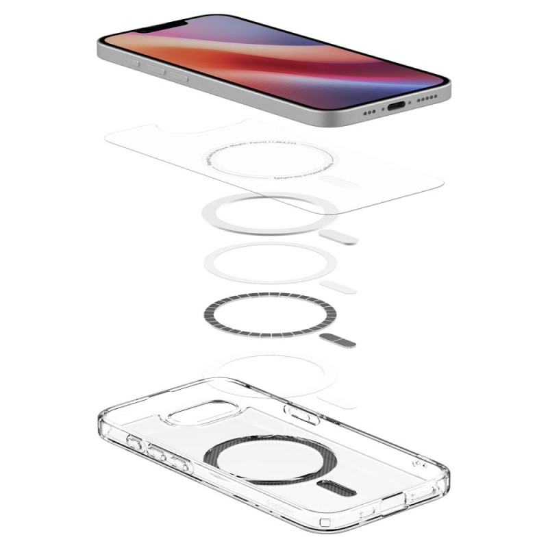 Spigen Ultra Hybrid MagSafe за iPhone 16e / 17e Carbon Fiber (ACS09140) - 8809971239707-ACS09140