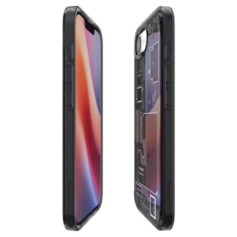 Spigen Ultra Hybrid Mag MagSafe за iPhone 16E / 17E „Zero One Black“ - 8809971239714-ACS09141