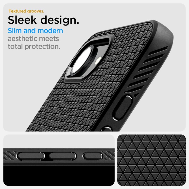 Spigen Liquid Air MagSafe кейс за iPhone 16E / 17E (Matte Black) - Spigen Liquid Air MagSafe кейс за iPhone 16E / 17E (Matte Black) - 8809971239813-ACS09151