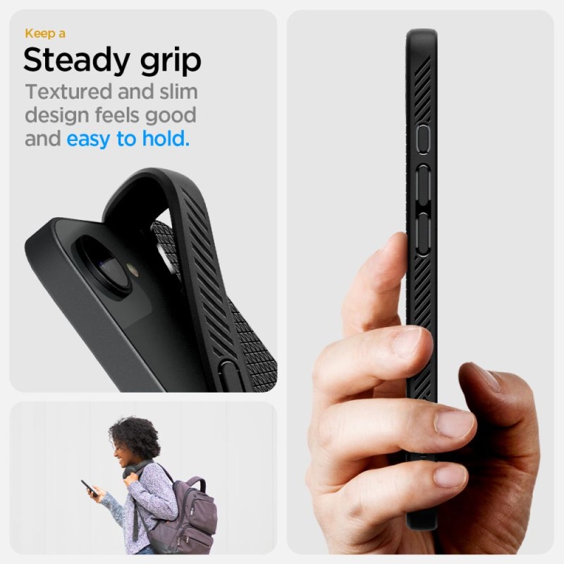 Spigen Liquid Air MagSafe кейс за iPhone 16E / 17E (Matte Black) - Spigen Liquid Air MagSafe кейс за iPhone 16E / 17E (Matte Black) - 8809971239813-ACS09151