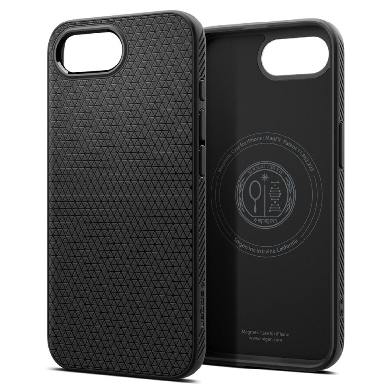 Spigen Liquid Air MagSafe кейс за iPhone 16E / 17E (Matte Black) - Spigen Liquid Air MagSafe кейс за iPhone 16E / 17E (Matte Black) - 8809971239813-ACS09151
