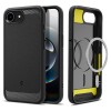 SPIGEN Rugged Armor Mag Magsafe за iPhone 16e / 17e, матово черно - SPIGEN Rugged Armor Mag Magsafe за iPhone 16e / 17e, матово черно - 8809971239820-ACS09152