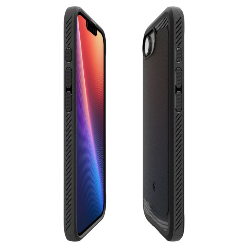 SPIGEN Rugged Armor Mag Magsafe за iPhone 16e / 17e, матово черно - SPIGEN Rugged Armor Mag Magsafe за iPhone 16e / 17e, матово черно - 8809971239820-ACS09152