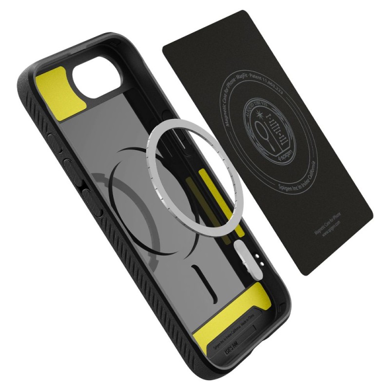 SPIGEN Rugged Armor Mag Magsafe за iPhone 16e / 17e, матово черно - SPIGEN Rugged Armor Mag Magsafe за iPhone 16e / 17e, матово черно - 8809971239820-ACS09152