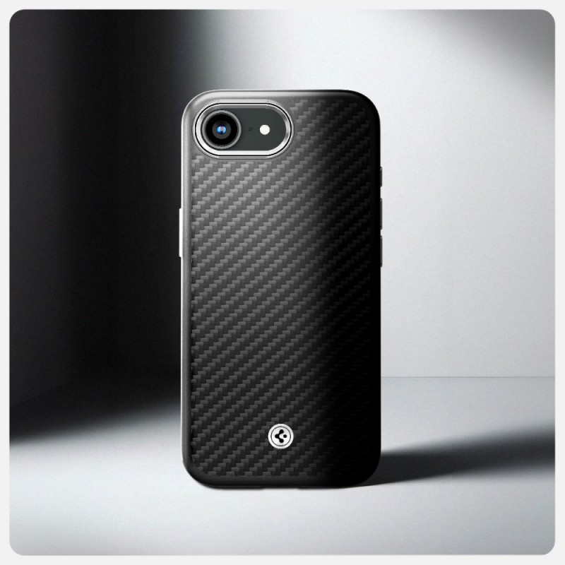 SPIGEN ENZO ARAMID MAG MAGSAFE за iPhone 16e / 17e (Matte Black) - 8809971239837-ACS09153