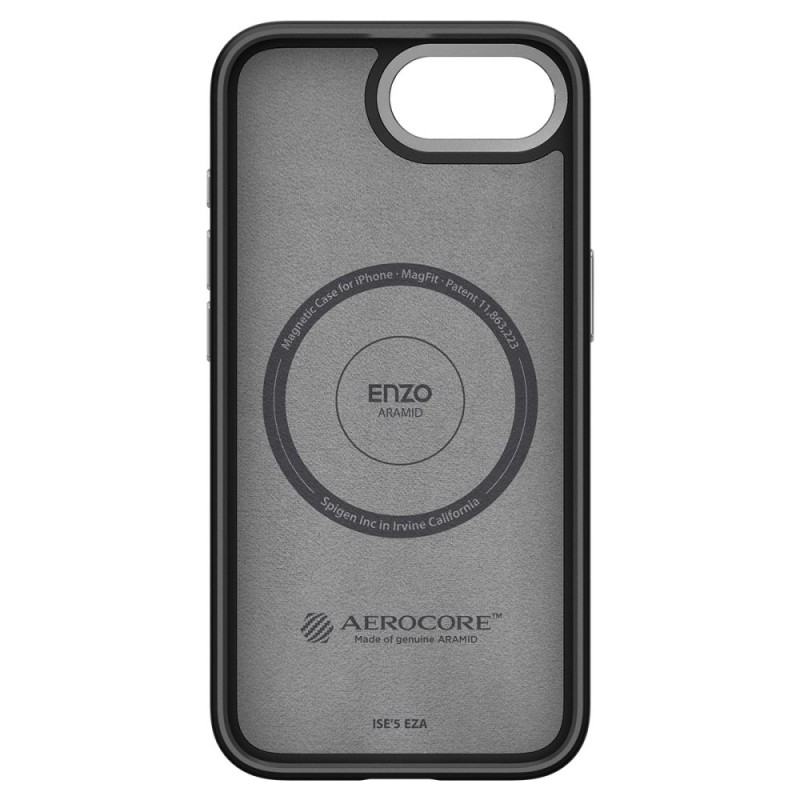 SPIGEN ENZO ARAMID MAG MAGSAFE за iPhone 16e / 17e (Matte Black) - 8809971239837-ACS09153