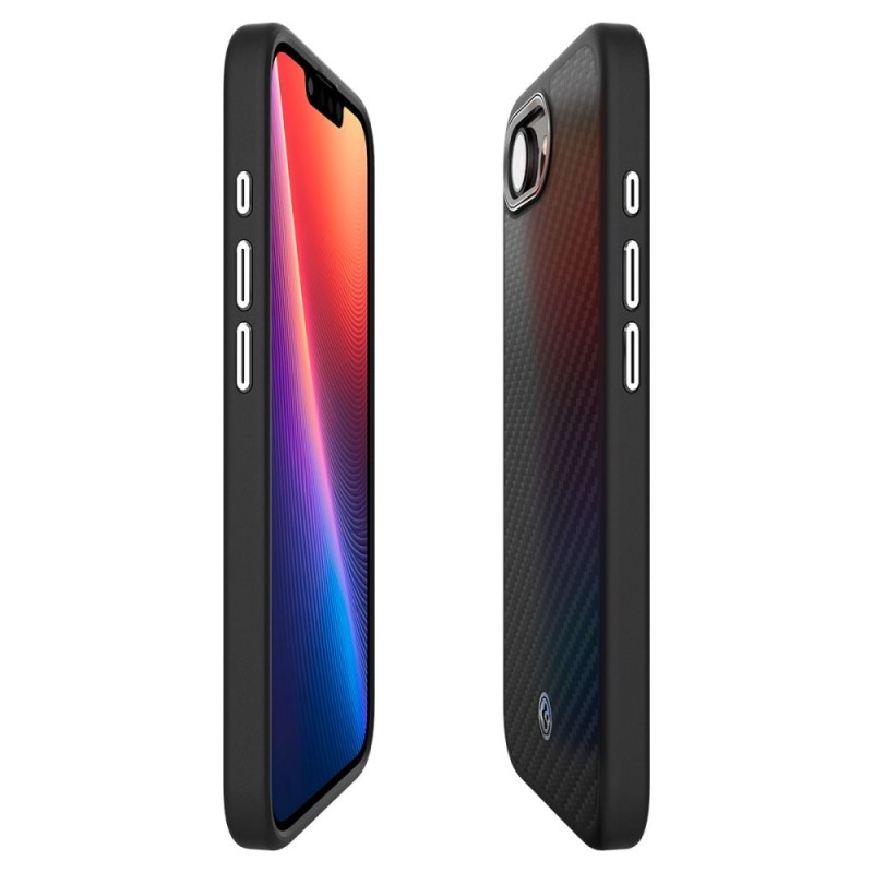 SPIGEN ENZO ARAMID MAG MAGSAFE за iPhone 16e / 17e (Matte Black) - 8809971239837-ACS09153