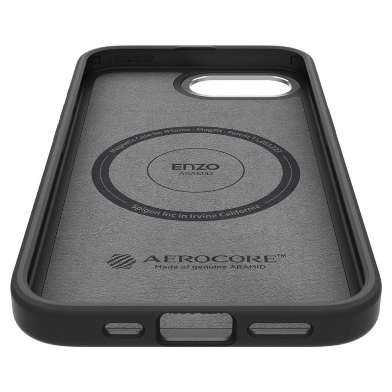 SPIGEN ENZO ARAMID MAG MAGSAFE за iPhone 16e / 17e (Matte Black) - 8809971239837-ACS09153