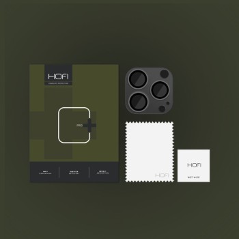 Hofi FullCam Pro+ протектор за камера за iPhone 15 Pro / 15 Pro Max (черен)