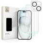 Tech-Protect Supreme комплект 3 броя закалени стъкла за iPhone 15 (прозрачни)
