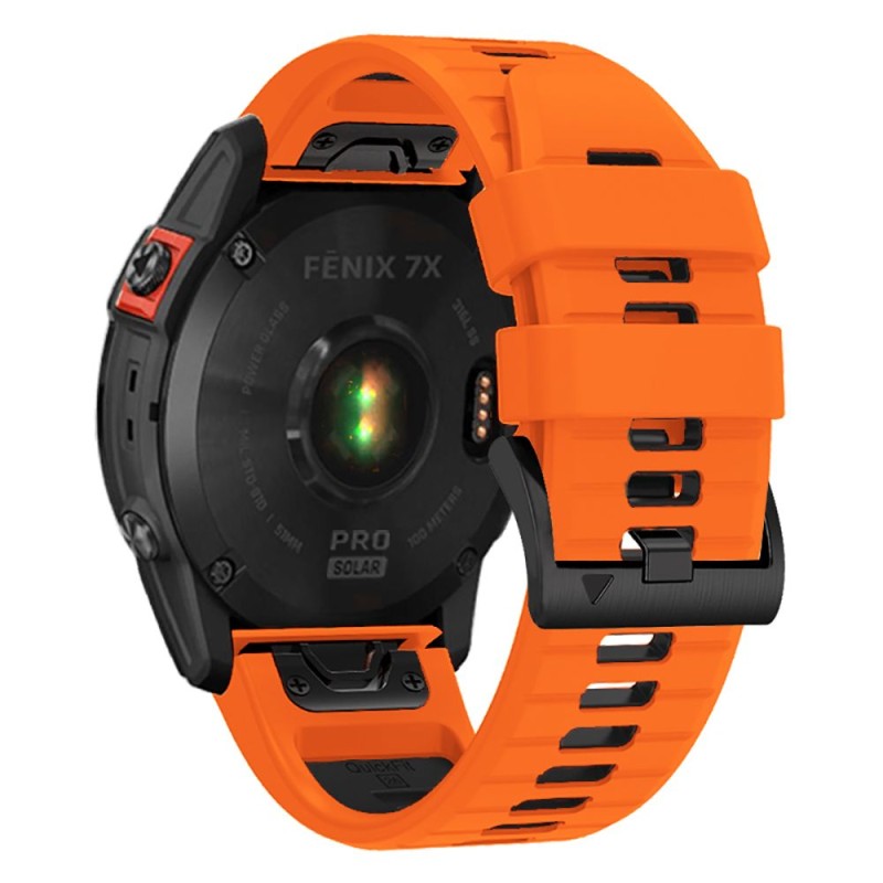 TECH-PROTECT ICONBAND PRO за Garmin FENIX 5X / 5X PLUS / 6X / 6X PRO / 7X / 8 / 8 PRO (51 мм) оранжево/черно - 9319456605136