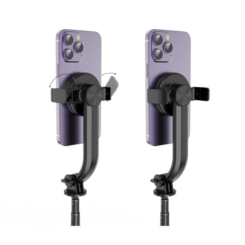 Tech-Protect L04S Magsafe Bluetooth selfie stick с трипод, черен - 9319456605471