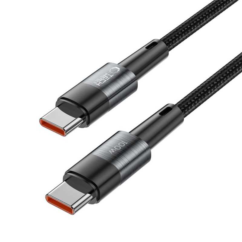 TECH-PROTECT ULTRABOOST USB-C кабел PD 100W / 5A, 300 см, сив - 9319456606058