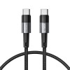 TECH-PROTECT ULTRABOOST USB-C кабел PD 100W / 5A 25 см сив - 9319456606065