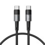 TECH-PROTECT ULTRABOOST USB-C кабел PD 100W / 5A 25 см сив