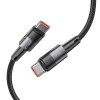 TECH-PROTECT ULTRABOOST USB-C кабел PD 100W / 5A 25 см сив - 9319456606065