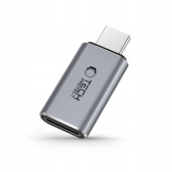 Tech-Protect ULTRABOOST адаптер USB-C към Lightning (сиридово сив)