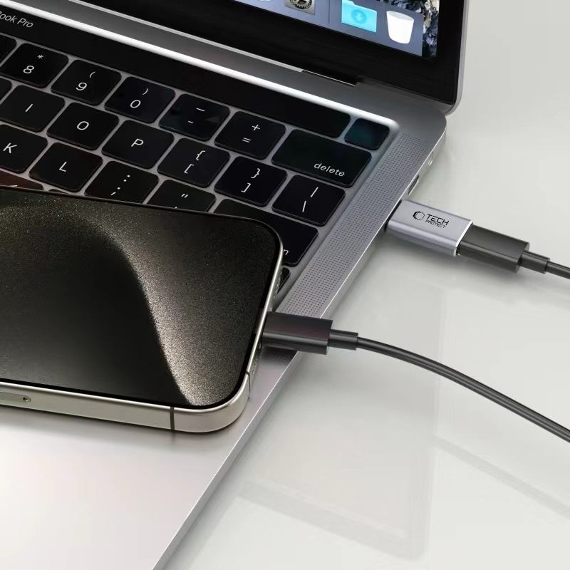 Tech-Protect ULTRABOOST адаптер USB-C към Lightning (сиридово сив) - Tech-Protect ULTRABOOST адаптер USB-C към Lightning (сиридово сив) - 9319456606195