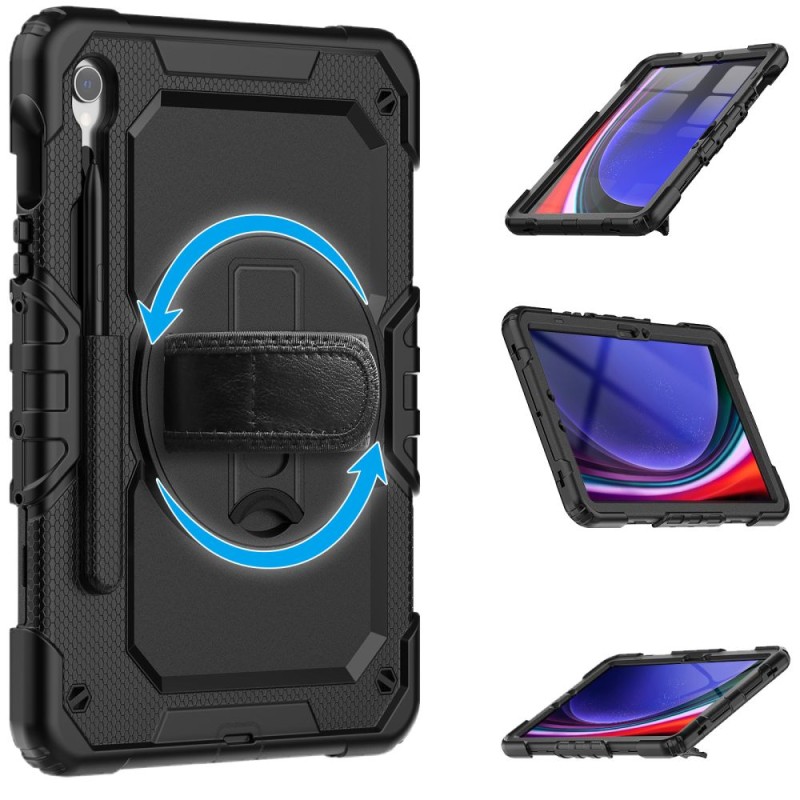 Tech-Protect Solid 2-Set за Samsung Galaxy Tab S9 11.0 / S9 FE / S10 FE / S10 Lite 10.9 (X710, X716B, X510, X516B, X520, X526) Black - 9319456606249