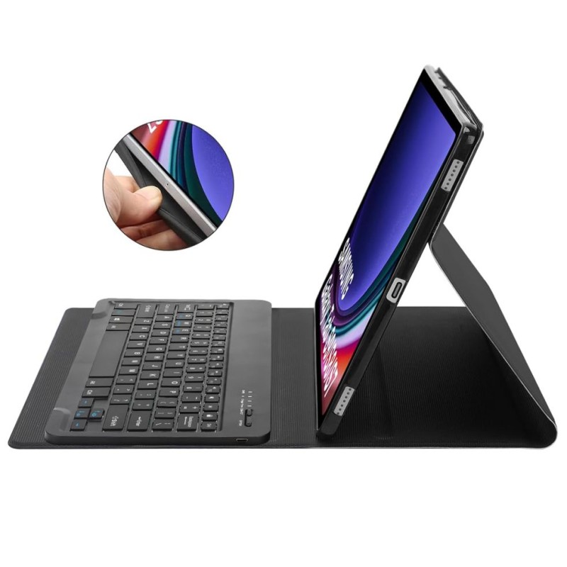 TECH-PROTECT SC Pen + клавиатура за Galaxy Tab S9 FE+/12.4 (X610/X616B) черна - 9319456606324