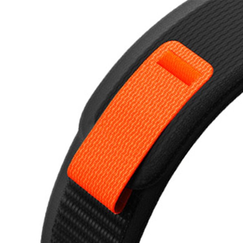 TECH-PROTECT Nylon каишка за GARMIN FENIX 5X / 5X PLUS / 6X / 6X PRO / 7X / 8 / 8 PRO (51 mm) черна/оранжева - 9319456606805