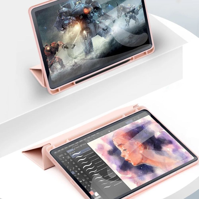 TECH-PROTECT SmartCase Pen за Galaxy Tab S9 11.0 / S9 FE / S10 FE / S10 Lite 10.9 (розов) - 9319456607406