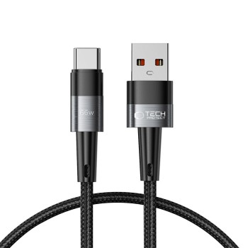 TECH-PROTECT UltraBoost USB-C кабел 66W/6A 50 см сив