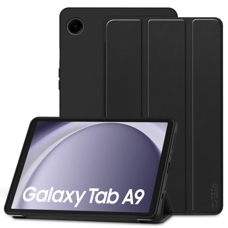 TECH-PROTECT SMARTCASE КАЛЪФ ЗА GALAXY TAB A9 8.7 X110 / X115 BLACK - 9319456607598