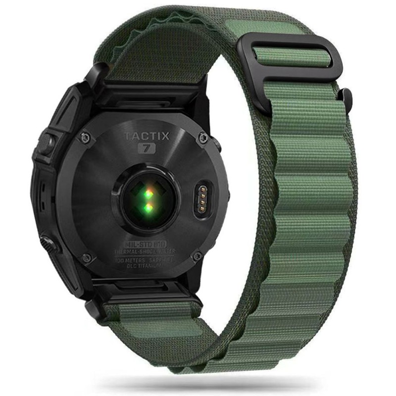 TECH-PROTECT Nylon Pro каишка за Garmin FENIX 5/6/6 Pro/7/8/8 Pro (47 мм) E Military Green - TECH-PROTECT Nylon Pro каишка за Garmin FENIX 5/6/6 Pro/7/8/8 Pro (47 мм) E Military Green - 9319456607734