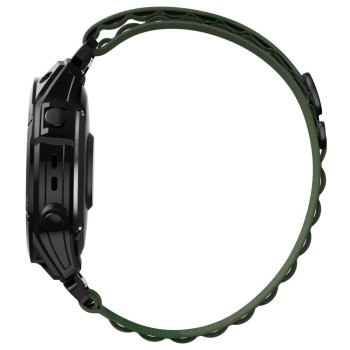 TECH-PROTECT Nylon Pro каишка за Garmin FENIX 5/6/6 Pro/7/8/8 Pro (47 мм) E Military Green TECH-PROTECT Nylon Pro каишка за Garmin FENIX 5/6/6 Pro/7/8/8 Pro (47 мм) E Military Green