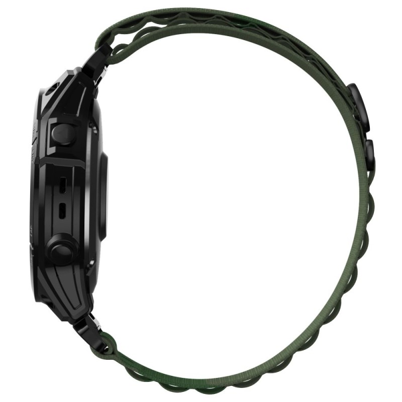 TECH-PROTECT Nylon Pro каишка за Garmin FENIX 5/6/6 Pro/7/8/8 Pro (47 мм) E Military Green - TECH-PROTECT Nylon Pro каишка за Garmin FENIX 5/6/6 Pro/7/8/8 Pro (47 мм) E Military Green - 9319456607734