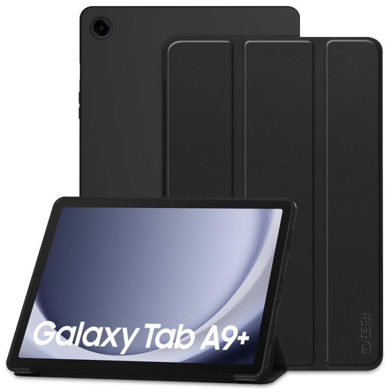 TECH-PROTECT SMARTCASE за Samsung Galaxy Tab A9+ Plus 11.0 (X210 / X215 / X216) черно - TECH-PROTECT SMARTCASE за Samsung Galaxy Tab A9+ Plus 11.0 (X210 / X215 / X216) черно - 9319456607802