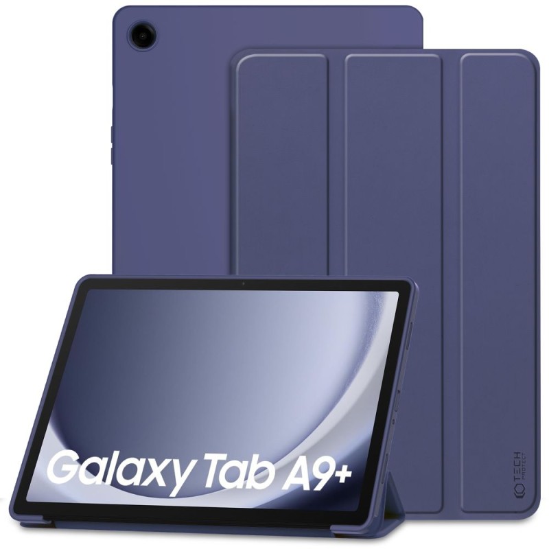 TECH-PROTECT SMARTCASE за Galaxy Tab A9+ Plus 11.0 (X210 / X215 / X216) Navy - TECH-PROTECT SMARTCASE за Galaxy Tab A9+ Plus 11.0 (X210 / X215 / X216) Navy - 9319456607826