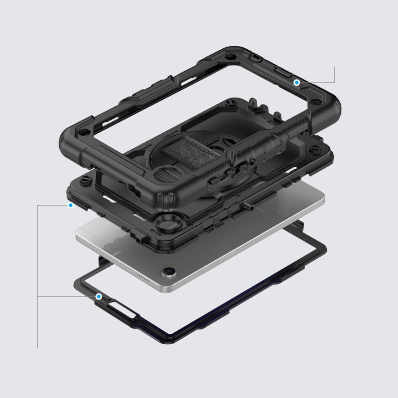 TECH-PROTECT SOLID360 за Samsung Galaxy Tab A9+ / A11+ PLUS 11.0 (X210 / X215 / X216 / X230 / X235 / X236) BLACK - TECH-PROTECT SOLID360 за Samsung Galaxy Tab A9+ / A11+ PLUS 11.0 (X210 / X215 / X216 / X230 / X235 / X236) BLACK - 9319456607932