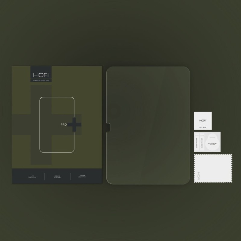 Hofi Glass Pro+ закалено стъкло за iPad 10.9” (10/2022) и iPad 11” (11/2025), прозрачно - Hofi Glass Pro+ закалено стъкло за iPad 10.9” (10/2022) и iPad 11” (11/2025), прозрачно - 9490713927519