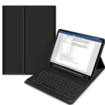 Tech-Protect SC Pen с клавиатура за iPad 10.9” (модели 10/2022, 11” 11/2025), черно