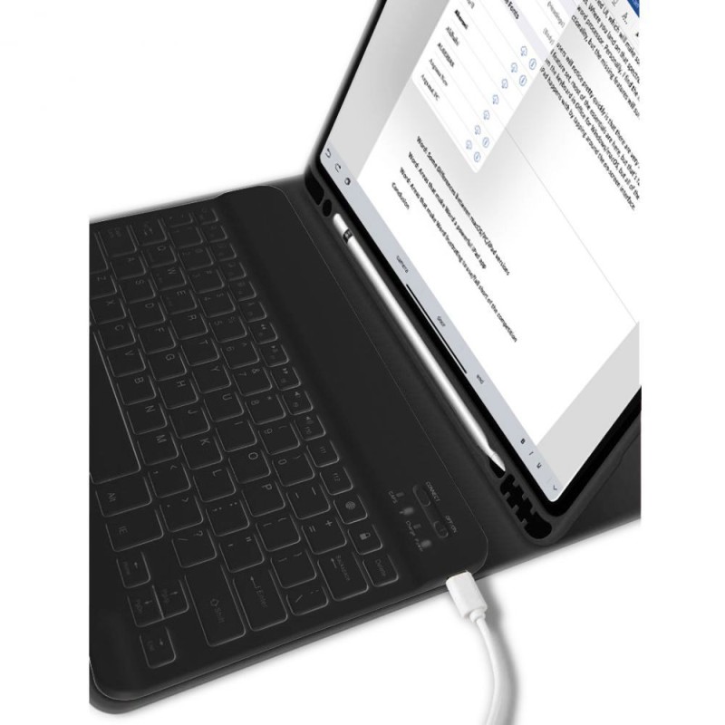 Tech-Protect SC Pen с клавиатура за iPad 10.9” (модели 10/2022, 11” 11/2025), черно - Tech-Protect SC Pen с клавиатура за iPad 10.9” (модели 10/2022, 11” 11/2025), черно - 9490713927656