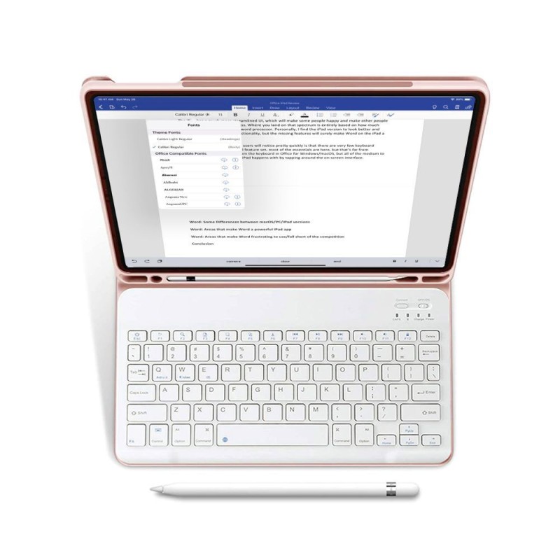 Tech-Protect SC Pen калъф + Bluetooth клавиатура за iPad 10.9” (10/2022) / 11” (11/2025) Розов - Tech-Protect SC Pen калъф + Bluetooth клавиатура за iPad 10.9” (10/2022) / 11” (11/2025) Розов - 9490713927663
