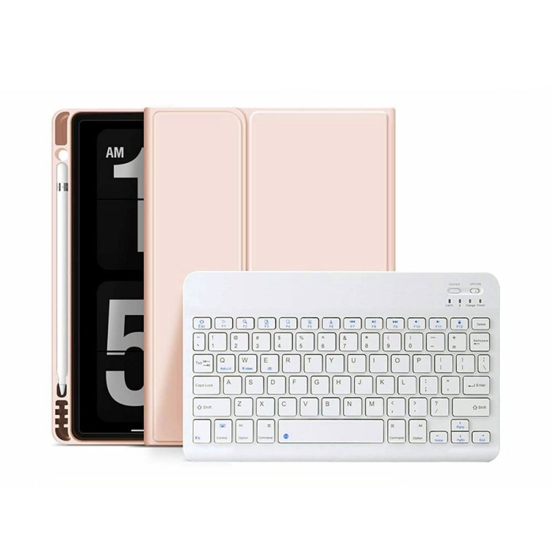 Tech-Protect SC Pen калъф + Bluetooth клавиатура за iPad 10.9” (10/2022) / 11” (11/2025) Розов - Tech-Protect SC Pen калъф + Bluetooth клавиатура за iPad 10.9” (10/2022) / 11” (11/2025) Розов - 9490713927663