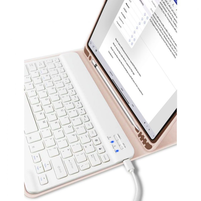 Tech-Protect SC Pen калъф + Bluetooth клавиатура за iPad 10.9” (10/2022) / 11” (11/2025) Розов - Tech-Protect SC Pen калъф + Bluetooth клавиатура за iPad 10.9” (10/2022) / 11” (11/2025) Розов - 9490713927663