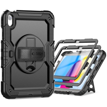 Tech-Protect Solid 2-SET калъф за iPad 10.9” (10/2022) и 11” (11/2025) BLACK Tech-Protect Solid 2-SET калъф за iPad 10.9” (10/2022) и 11” (11/2025) BLACK