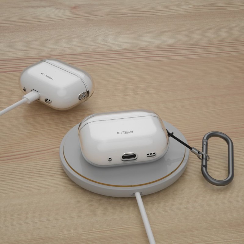 TECH-PROTECT FLEXAIR КАЛЪФ ЗА APPLE AIRPODS PRO 1 / 2 CLEAR - TECH-PROTECT FLEXAIR КАЛЪФ ЗА APPLE AIRPODS PRO 1 / 2 CLEAR - 9490713927892