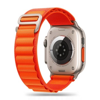 Tech-Protect Nylon Pro каишка за Apple Watch 8 / 9 / 10 / 11 / SE / Ultra (44 / 45 / 46 / 49 мм) оранжева
