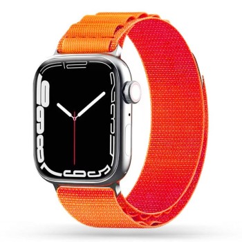 Tech-Protect Nylon Pro каишка за Apple Watch 8 / 9 / 10 / 11 / SE / Ultra (44 / 45 / 46 / 49 мм) оранжева Tech-Protect Nylon Pro каишка за Apple Watch 8 / 9 / 10 / 11 / SE / Ultra (44 / 45 / 46 / 49 мм) оранжева