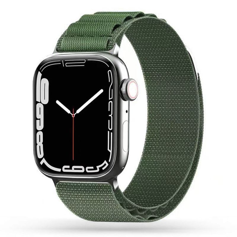 Tech-Protect Nylon Pro за Apple Watch 8/9/10/11/SE/Ultra (44/45/46/49 мм) Military Green - Tech-Protect Nylon Pro за Apple Watch 8/9/10/11/SE/Ultra (44/45/46/49 мм) Military Green - 9490713928363