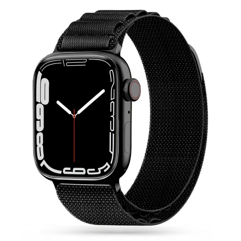 TECH-PROTECT NYLON PRO за Apple Watch 8 / 9 / 10 / 11 / SE / ULTRA (44 / 45 / 46 / 49 мм) черен - TECH-PROTECT NYLON PRO за Apple Watch 8 / 9 / 10 / 11 / SE / ULTRA (44 / 45 / 46 / 49 мм) черен - 9490713928370