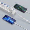 TECH-PROTECT C20W двупортово мрежово зарядно PD 20W + кабел Lightning (100 см), бяло - TECH-PROTECT C20W двупортово мрежово зарядно PD 20W + кабел Lightning (100 см), бяло - 9490713929124