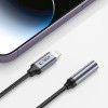 TECH-PROTECT ULTRABOOST адаптер Lightning към Mini Jack 3.5 мм (черен) - 9490713929599