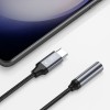 Tech-Protect UltraBoost адаптер USB Type-C към mini jack 3.5 мм (черен) - Tech-Protect UltraBoost адаптер USB Type-C към mini jack 3.5 мм (черен) - 9490713929667