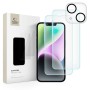 Tech-Protect Supreme комплект 3 бр. за iPhone 14 (кален стъклен протектор) – прозрачен